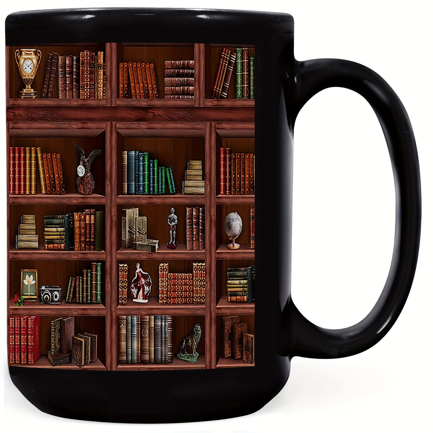 Tasse en céramique pour étagère de bibliothèque