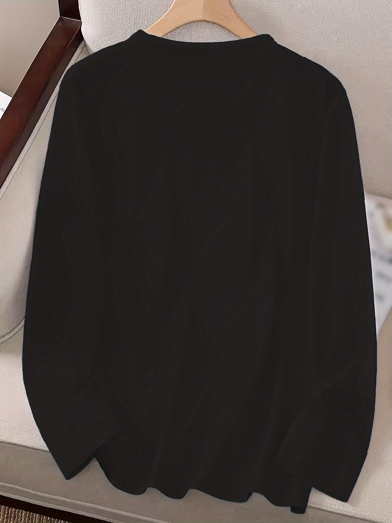 3™ | Trio of Casual Long Sleeve Crew Neck T-Shirts