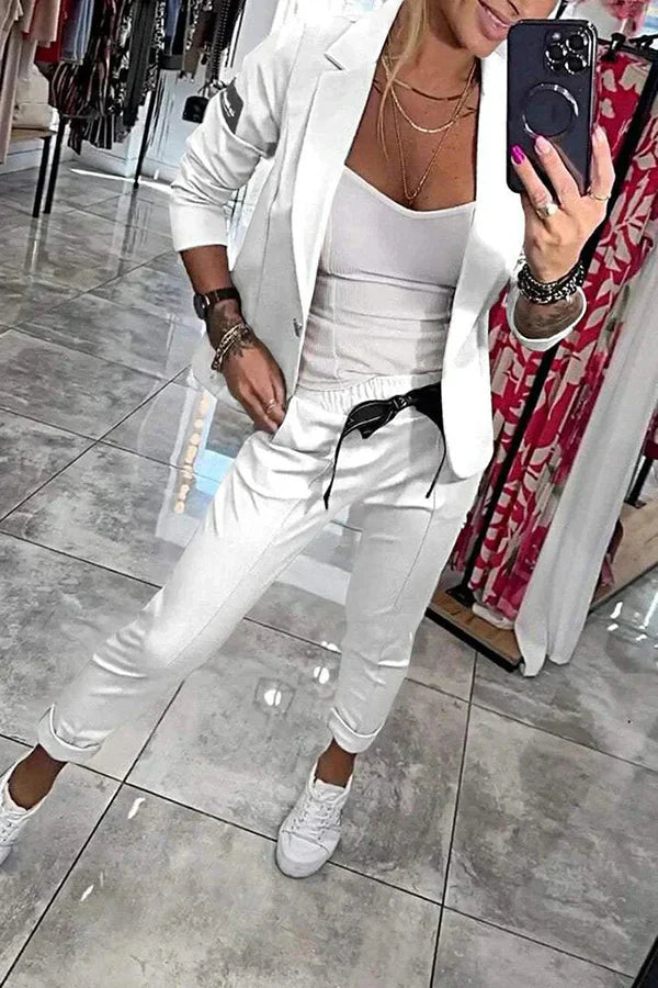 Isabelle | Personalized Set with Soft Blazer and Loose Sweatpants