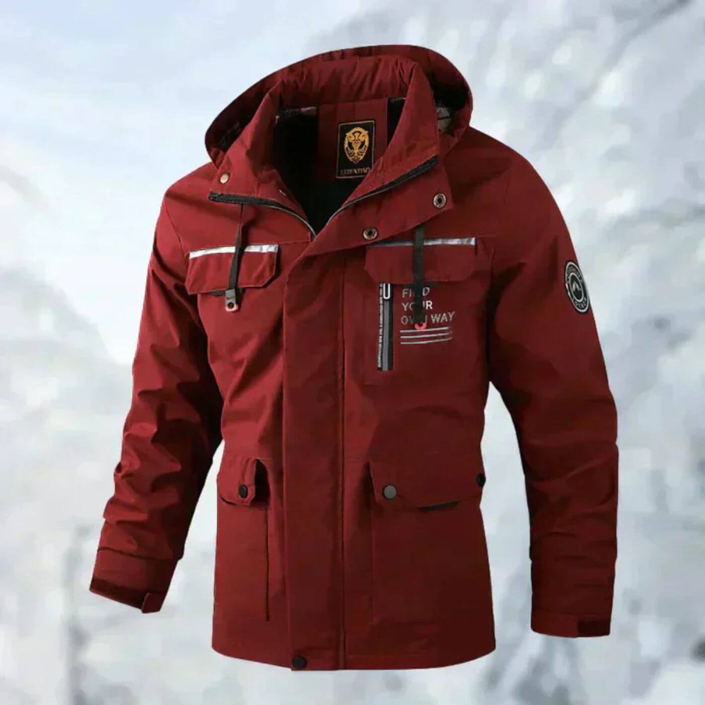 FYOW™ | Waterproof Men’s Outdoor Jacket for Fall & Winter