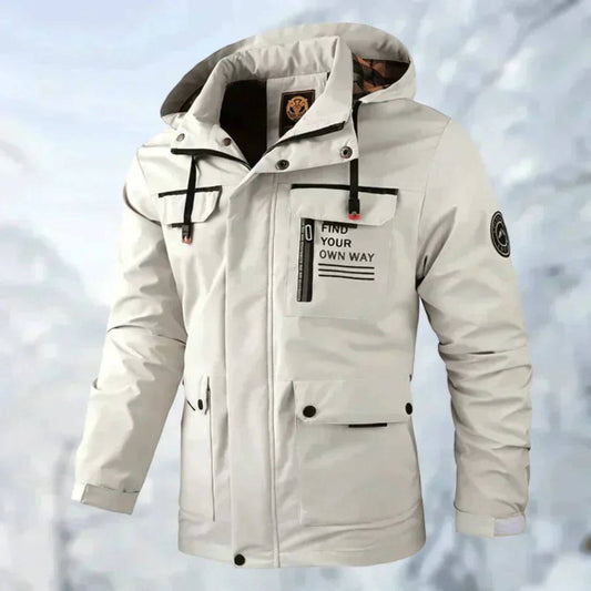 FYOW™ | Waterproof Men’s Outdoor Jacket for Fall & Winter