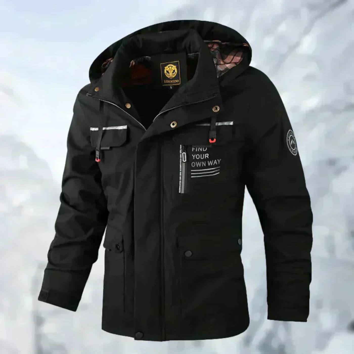 FYOW™ | Waterproof Men’s Outdoor Jacket for Fall & Winter