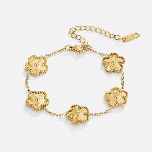 Bracelet porte-bonheur doré