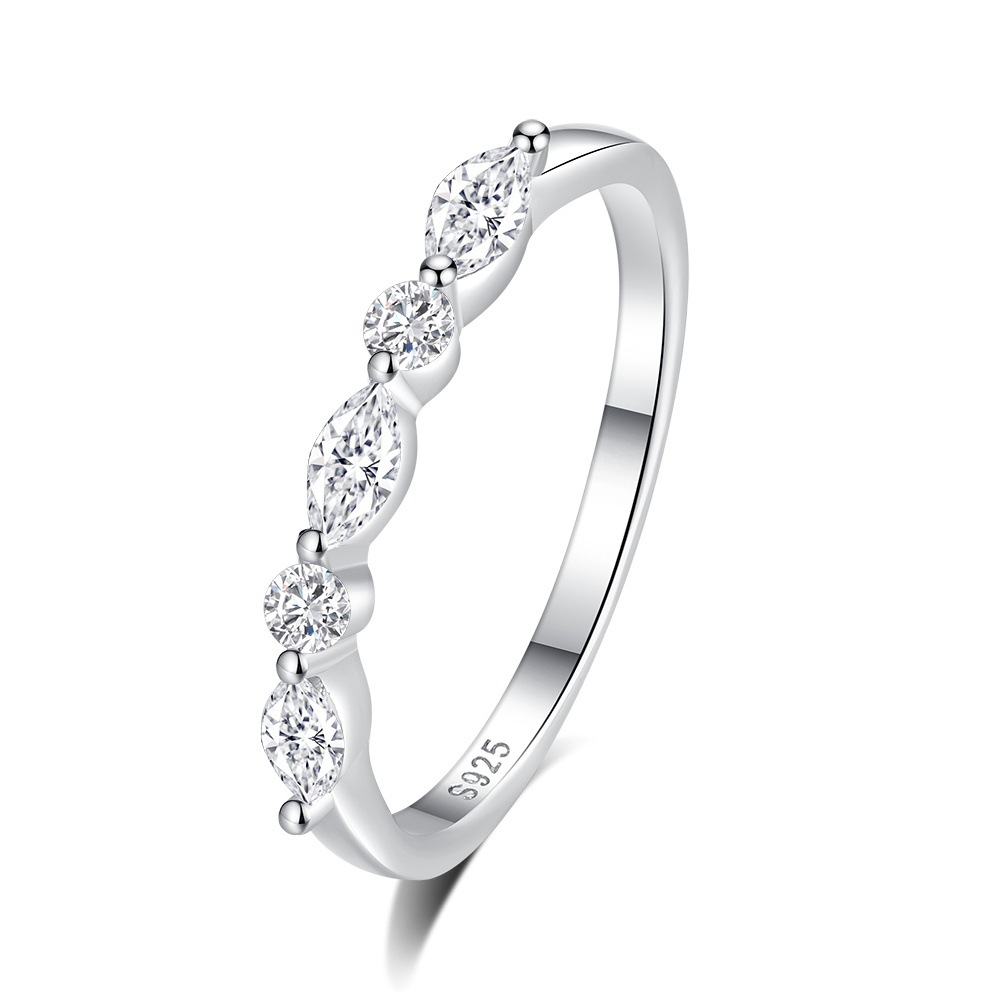 S925 Sterling Silver Zircon Ring-Valentine's Day Gift