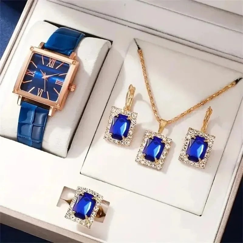 Coffret cadeau de 5 montres élégantes pour femme
