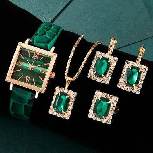 Coffret cadeau de 5 montres élégantes pour femme