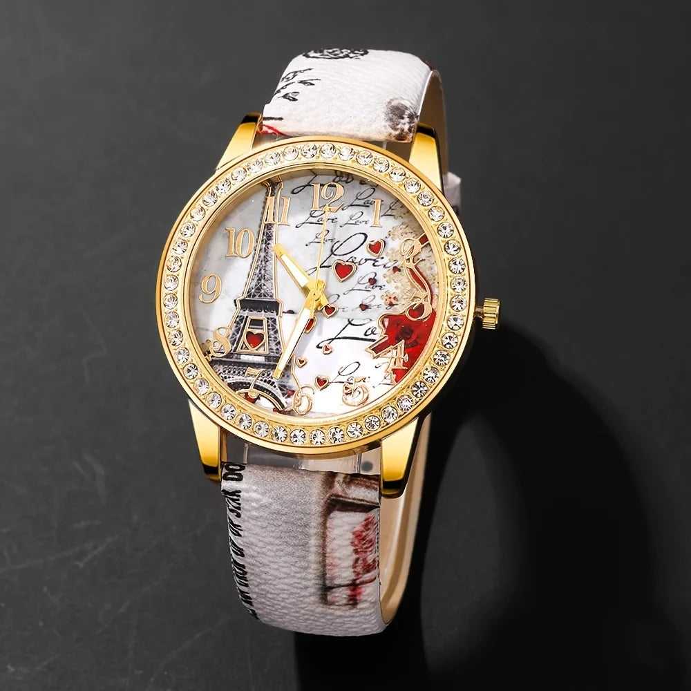Coffret cadeau élégant de 5 montres pour femme