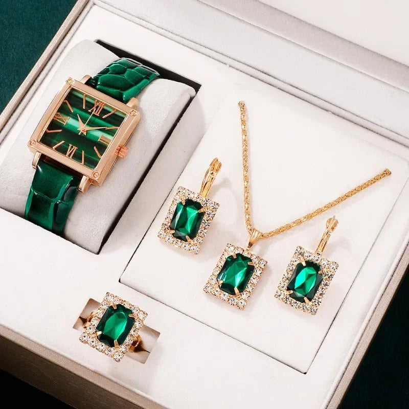 Coffret cadeau de 5 montres élégantes pour femme