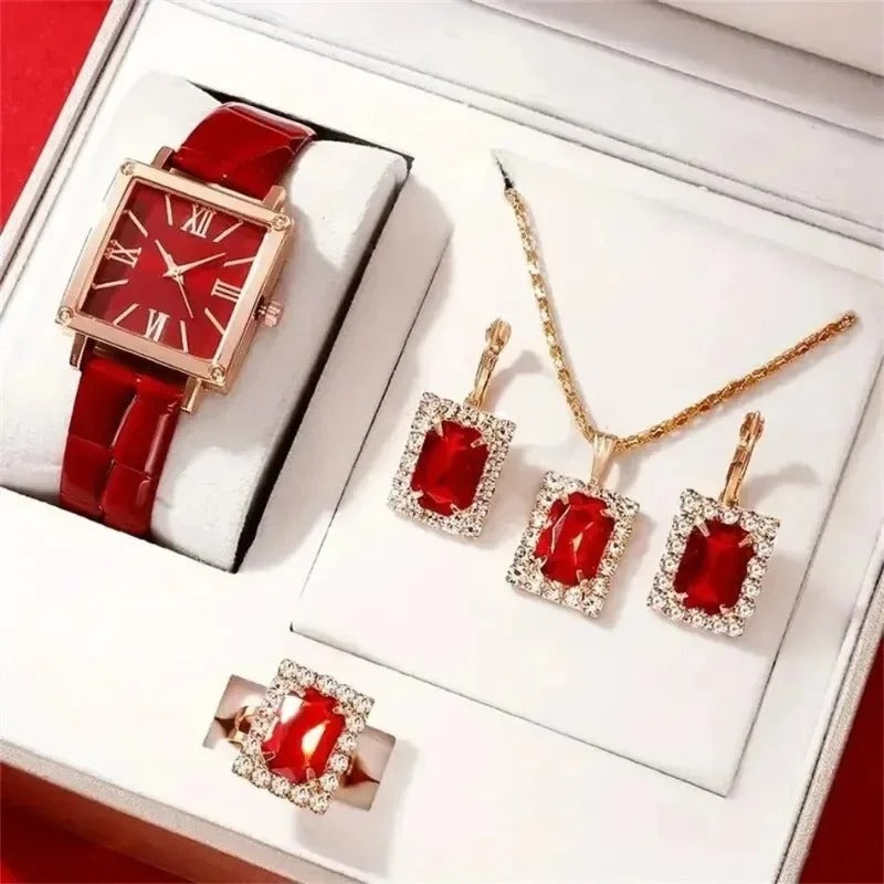 Coffret cadeau de 5 montres élégantes pour femme