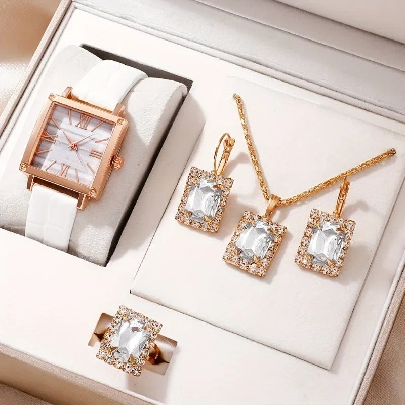 Coffret cadeau de 5 montres élégantes pour femme