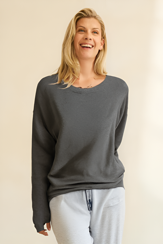 3™ | Trio of Casual Long Sleeve Crew Neck T-Shirts